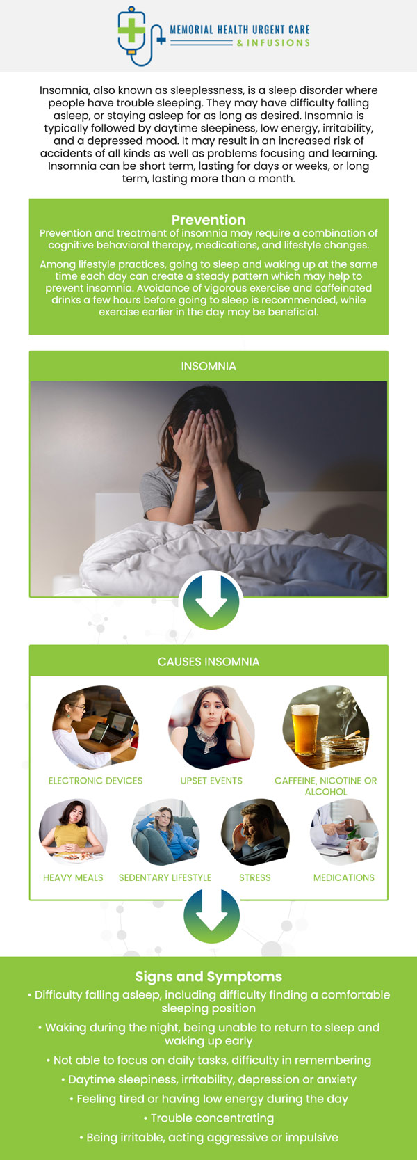 Common questions asked by patients: What is insomnia, and what causes it? What are the main symptoms of insomnia? What types of insomnia are there? How long does insomnia typically last? For more information, please contact us or book an appointment online. We are conveniently located at 26077 Nelson Way, Unit 104, Katy, TX 77494. We serve patients from Katy TX, Brookshire TX, Park Row TX, Cinco Ranch TX, Fulshear TX, Pecan Grove TX, and surrounding areas. Common questions asked by patients: What is insomnia, and what causes it? What are the main symptoms of insomnia? What types of insomnia are there? How long does insomnia typically last? For more information, please contact us or book an appointment online. We are conveniently located at 26077 Nelson Way, Unit 104, Katy, TX 77494. We serve patients from Katy TX, Brookshire TX, Park Row TX, Cinco Ranch TX, Fulshear TX, Pecan Grove TX, and surrounding areas.