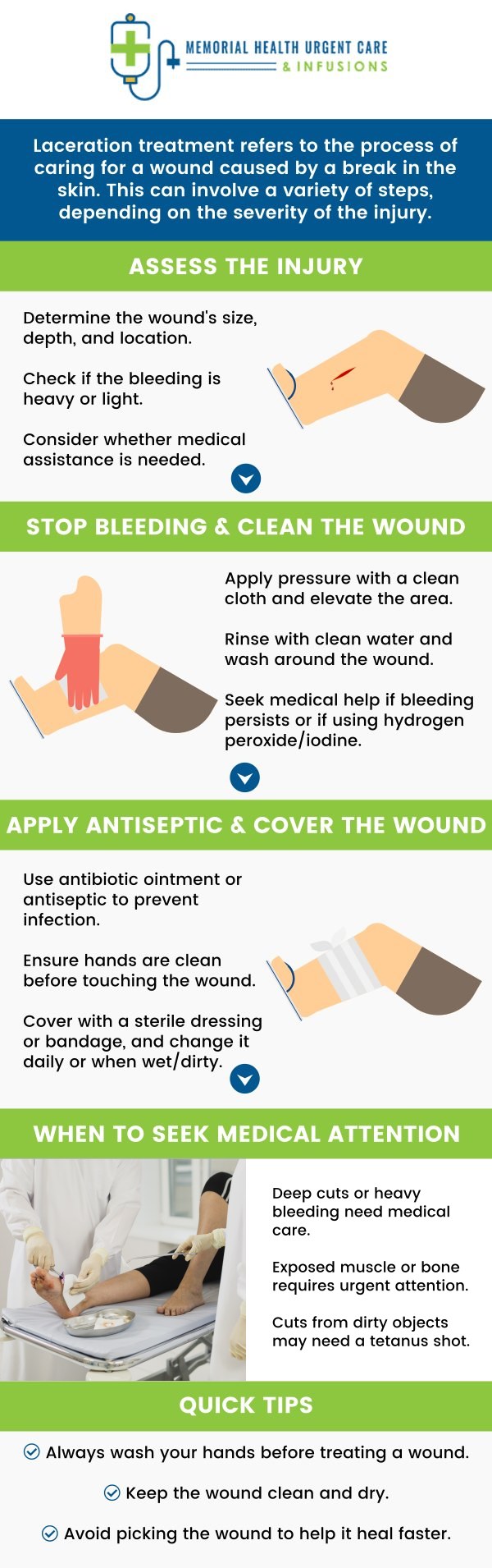 Common questions asked by patients: How deep does a laceration go? Is a laceration a deep cut? What is considered a major laceration? How long does a laceration take to heal? For more information, please contact us or book an appointment online. We are conveniently located at 26077 Nelson Way, Unit 104, Katy, TX 77494. We serve patients from Katy TX, Brookshire TX, Park Row TX, Cinco Ranch TX, Fulshear TX, Pecan Grove TX, and surrounding areas. Common questions asked by patients: How deep does a laceration go? Is a laceration a deep cut? What is considered a major laceration? How long does a laceration take to heal? For more information, please contact us or book an appointment online. We are conveniently located at 26077 Nelson Way, Unit 104, Katy, TX 77494. We serve patients from Katy TX, Brookshire TX, Park Row TX, Cinco Ranch TX, Fulshear TX, Pecan Grove TX, and surrounding areas.