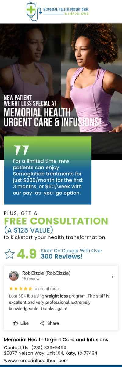 Semaglutide GLP-1 Injections Near Me in Katy, TX